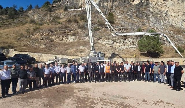 Reşadiye’de Kaplıca Travertenleri Projesinin Temeli Atıldı