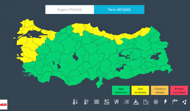 Kuvvetli Yağış Uyarısı: 20 İl İçin Alarm