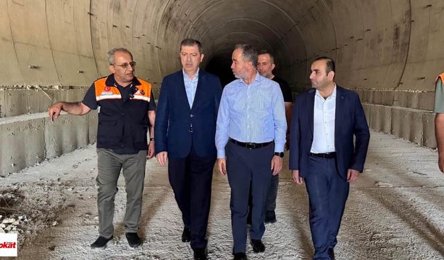 Tokat’ın Karadeniz bağlantısında önemli adım: 1.440 metrelik tünel tamamlandı