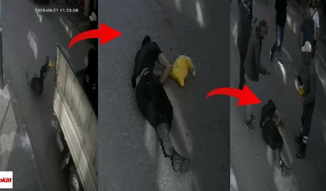 Tokat’ta Korkutan Anlar: Kamyonet Kasasından Yola Düştü