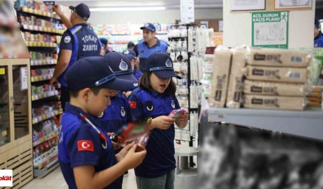 Tokat'ta minik zabıtalar denetim yaptı