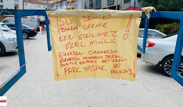 Tokat’ta sıra dışı park uyarısı