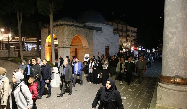 Tokat'ta Filistin'e destek yürüyüşü düzenlendi
