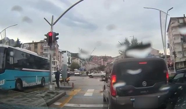 Tokat'ta ambulansa yol açmak için sürücüyü uyardı