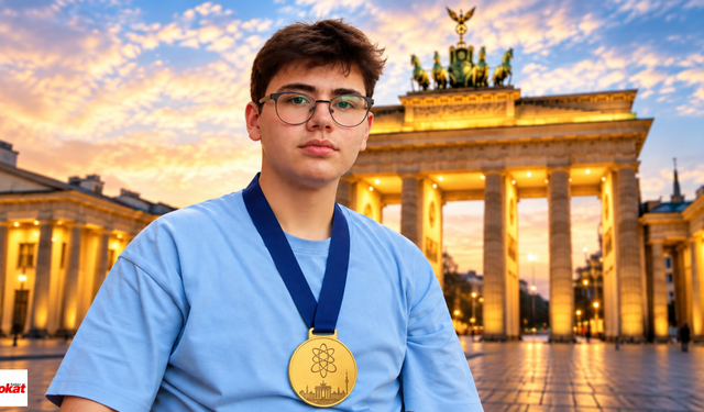 Tokatlı Öğrenci Matematikte Dünya Zirvesinde: Berlin’den Altın Madalyayla Döndü