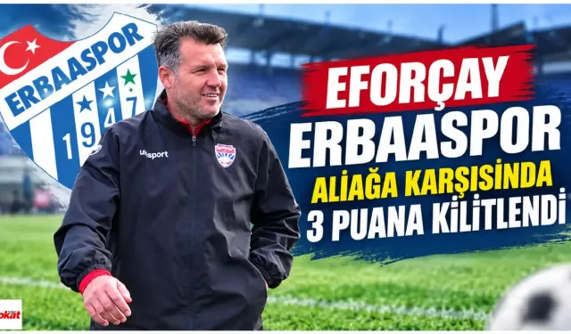 Eforçay Erbaaspor, Aliağa karşısında 3 puana kilitlendi