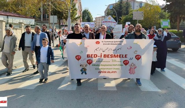Erbaa’da Minik Öğrencilerin Kur’an Yolculuğu ‘’Bed-i Besmele’’ ile Başladı