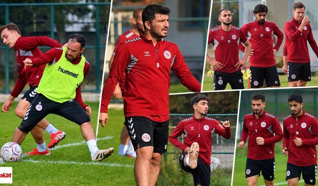 Tokat Belediyespor'da Maç Hazırlığı