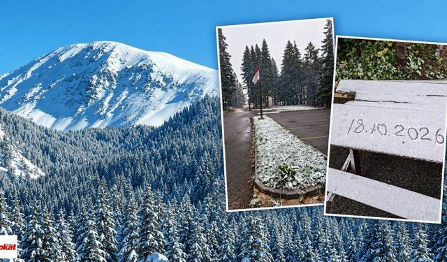 Ilgaz Dağı'nda Kar Etkisi