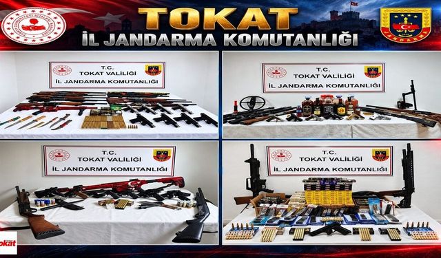 Tokat’ta 6 İlçede Silah Operasyonu: 29 Şüpheliye Adli İşlem