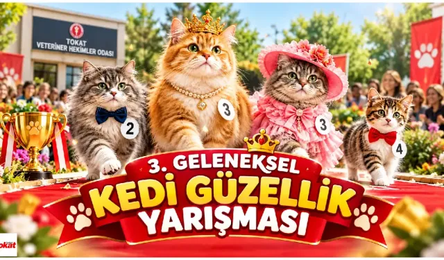 Tokat’ta Kediler Podyuma Çıkıyor: Güzellik Yarışması İçin Geri Sayım