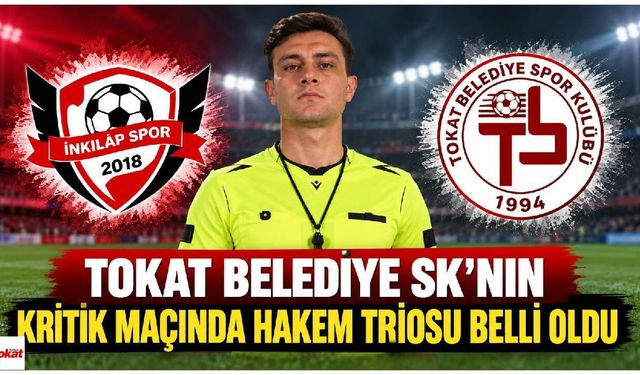 Tokat Belediye SK’nın İstanbul deplasmanında düdük Tufan Gönoğlu’nda