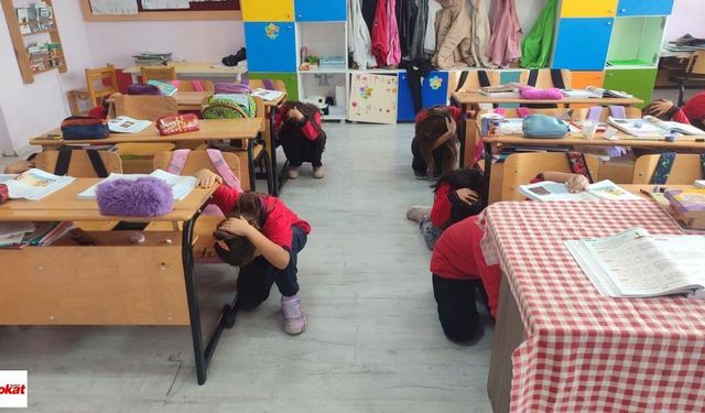 Niksar’da Deprem Alarmı Verildi Öğrenciler Hızla Tahliye Edildi