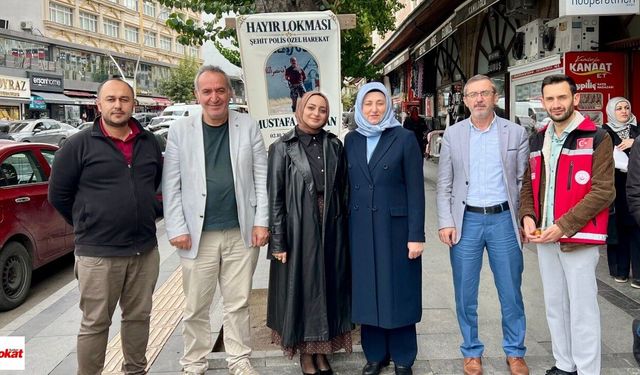 Şehit Özel Harekat Polisi Mustafa Çalışgan Hayrına Lokma Dağıtıldı