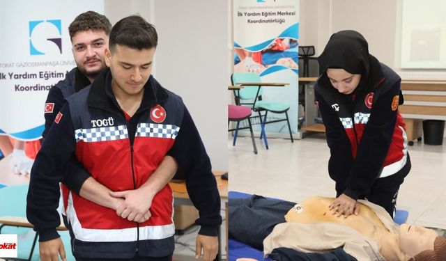 TOGÜ’de öğrenci ve personele hayat kurtaran eğitim