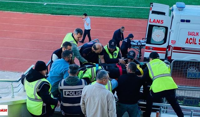 Tokat Belediyespor kupaya veda etti: Maçta arbede çıktı, polis hastaneye kaldırıldı
