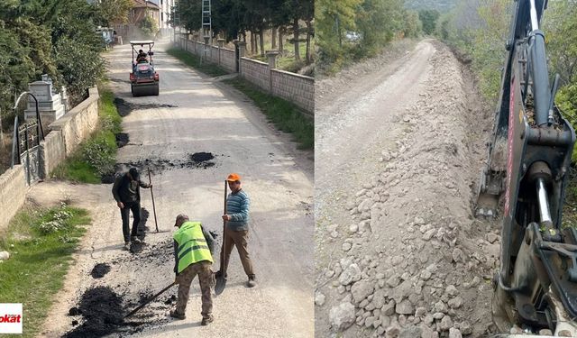 Tokat’ın İki İlçesinde Çalışmalar Hızlandı! Köy Yolları Yenileniyor