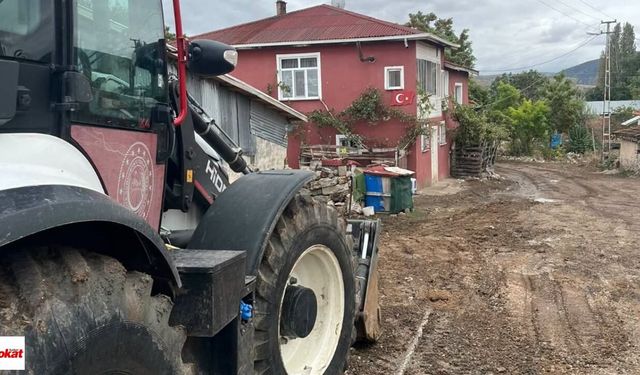 Tokat’ın ilçesinde 8 köyde çalışma var: Yollar ve altyapı yenileniyor
