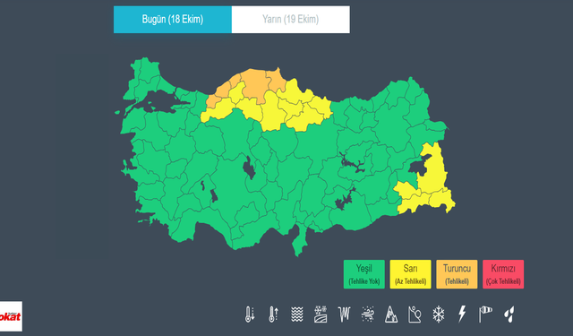 10 il için turuncu alarm! Bakan Kurum’dan kuvvetli yağış uyarısı