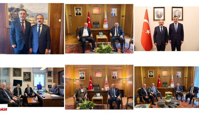 TBMM Başkanvekili Yusuf Beyazıt’a üst düzey tebrik ziyaretleri sürüyor