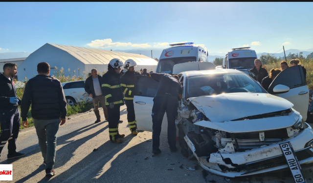 Niksar'da Üç Araç Zincirleme Kazaya Karıştı Çok Sayıda Yaralı Var