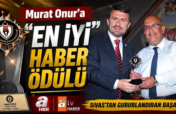 Murat Onur'a "En İyi Haber" Ödülü