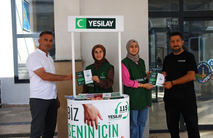 Tokat'ta terminalinde bağımlılıkla mücadele standı