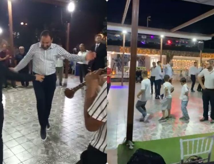 Sahnenin Tozunu Attılar! Turhal’da Düğününde Coşku Zirve Yaptı