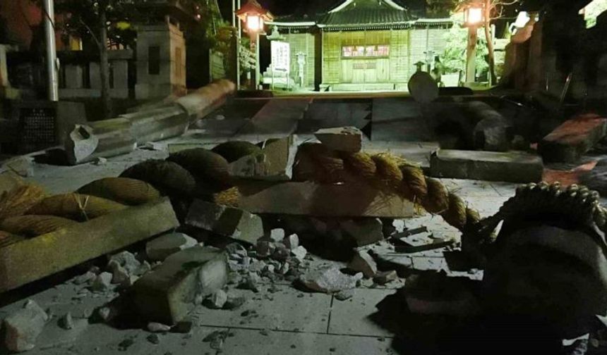 Japonya’daki 7.6’lık depremde 2 kişi hayatını kaybetti