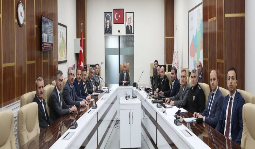 Tokat'ta seçim tedbirleri toplantısı
