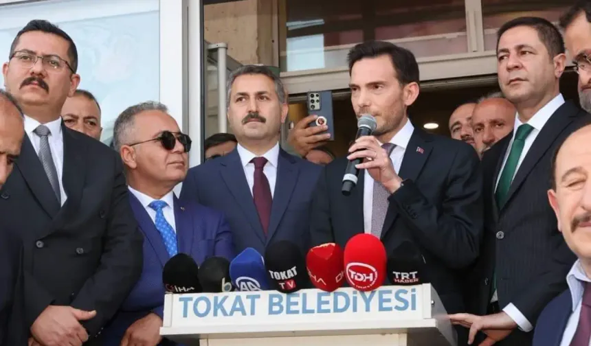 Tokat'ın yeni belediye başkanı Çorum'da gündem oldu