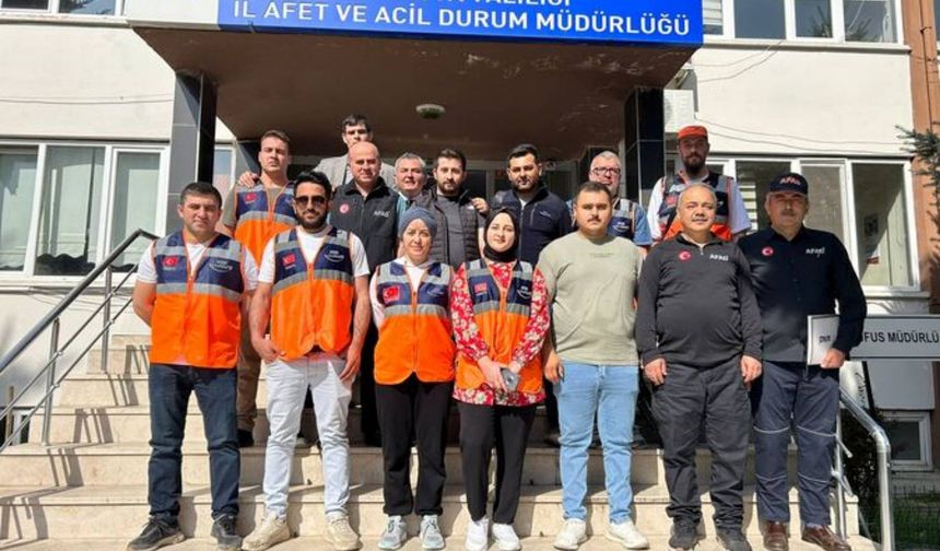 Amasya'dan Sulusaray'a gönüllü AFAD desteği
