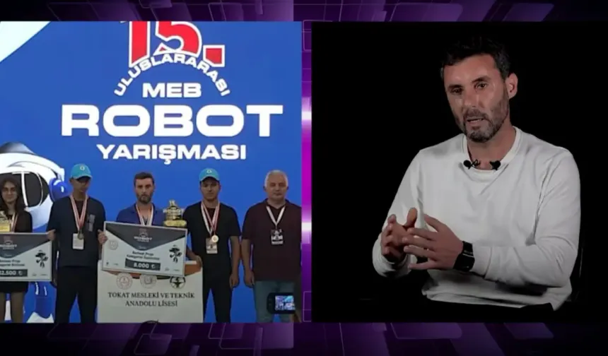 Tokat'ta Spor Öğretmeni Kendi Robotunu Üretti...