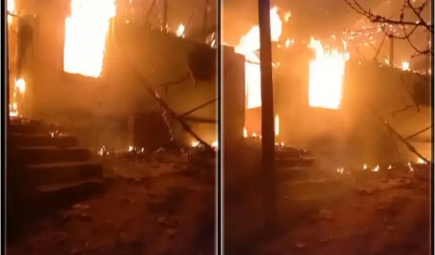 Tokat'ta Bir Köyde Yangın Felaketi