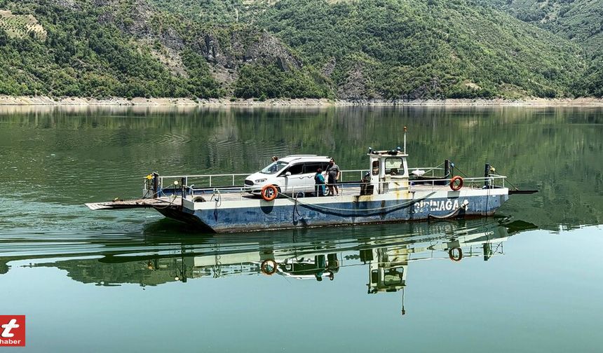 Tokat'tan feribota binip Ordu'da iniyorlar...