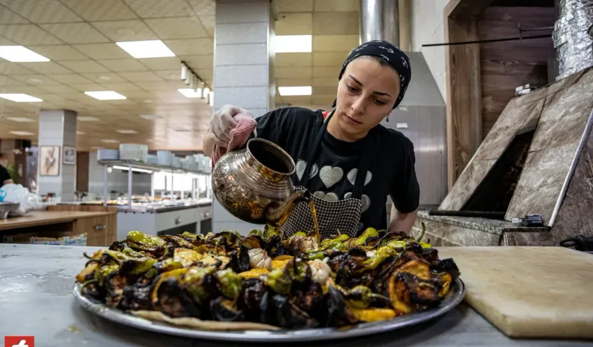 Tokat'ın tek kadın kebap ustası...