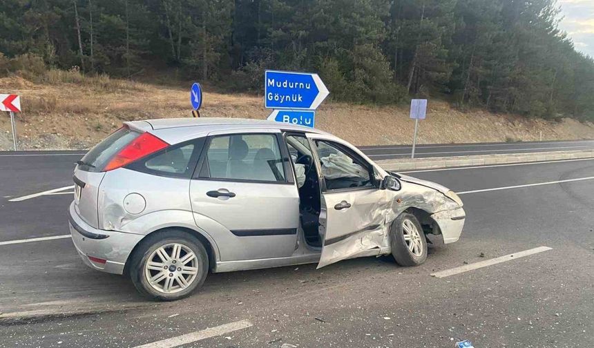 Bolu’da trafik kazası: 3 yaralı