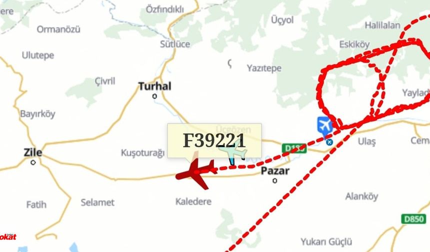 Tokat’a Yabancı Havayolu Şirketine Ait Uçak Neden İniş Yapamadı?