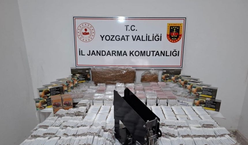 Yozgat’ta 19 bin 800 makaron ele geçirildi