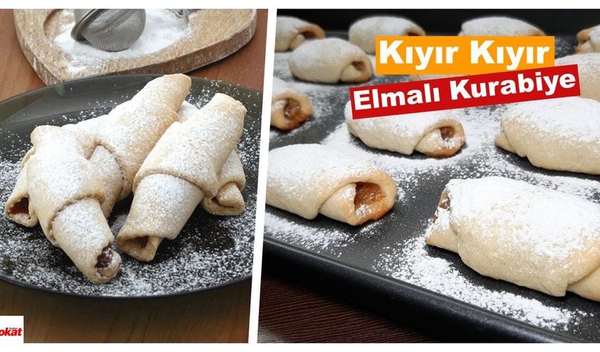 Kıyır Kıyır Elmalı Kurabiye Tarifi: Her Lokmada Ağızda Dağılan Lezzet!