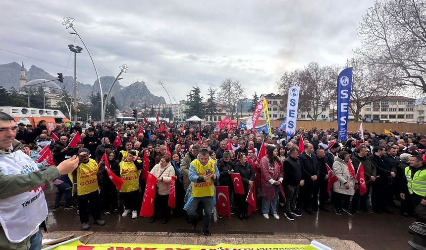 “Hak Verilmez, Mücadeleyle Alınır!” Tokat’ta Emekçiler Alanlardaydı