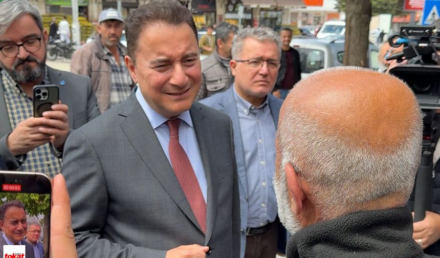 Ali Babacan Haberi Tokat'ta Aldı: “Çok Üzgünüm”