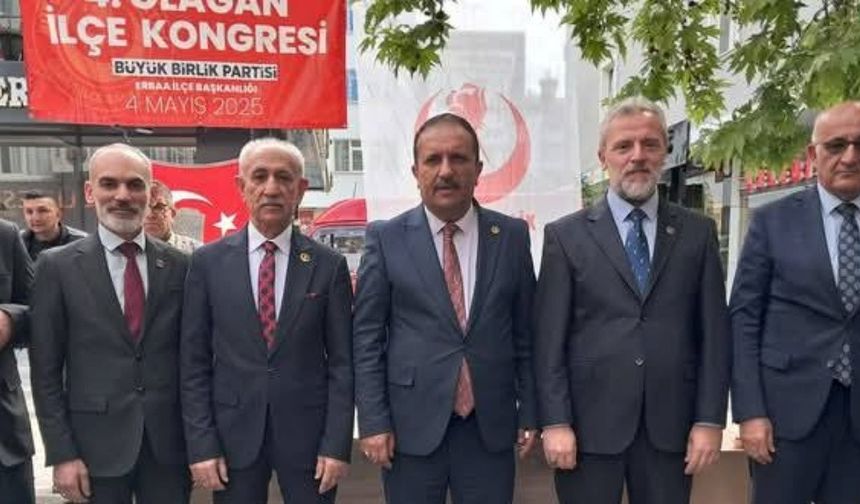 BBP Erbaa’da Güven Tazeledi: Fatih Mustafa Çınar Yeniden Başkan Seçildi