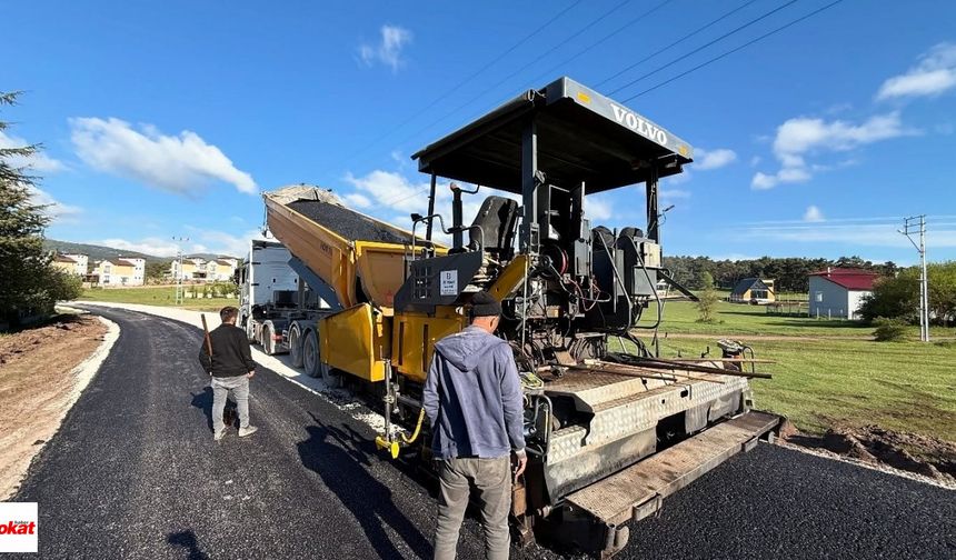 Çamiçi Yaylası’nda Asfalt Çalışmaları Başladı