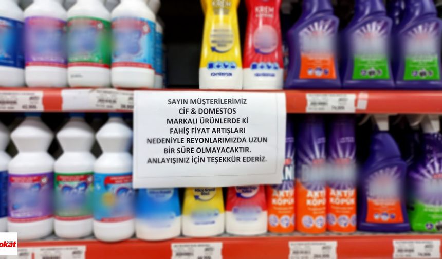 Fahiş Zamma Karşı Reyon Boykotu: Tokat'ta Süper Marketten Örnek Tepki!