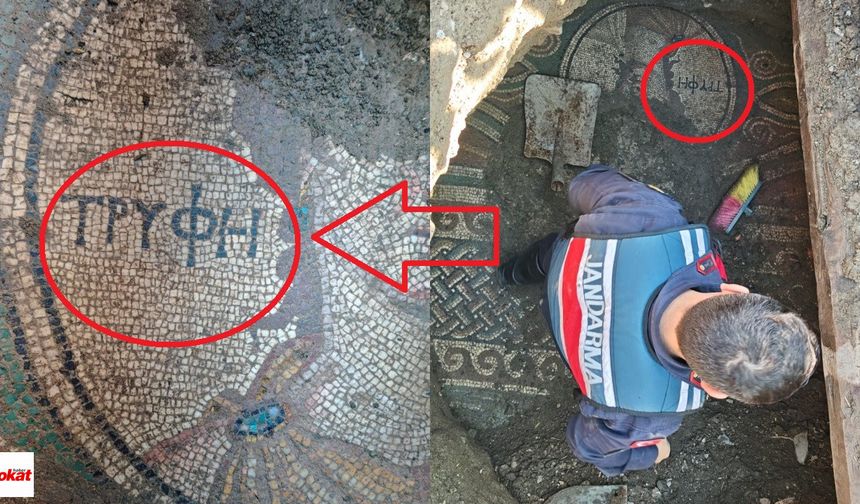 Tokat’ta Bulunan Mozaikteki "ΤΡΥΦΗ" Yazısının Gizemi Çözülüyor