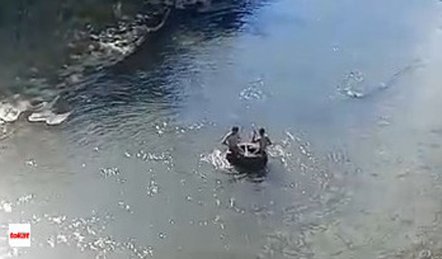 Tokat'ın Serin Sularında Şambrelli Rafting