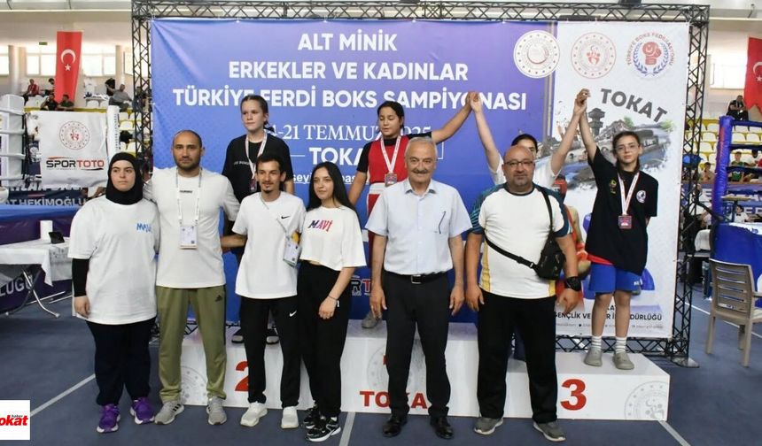 Alt Minikler Boks Türkiye Şampiyonası Tokat’ta Nefes Kesti!