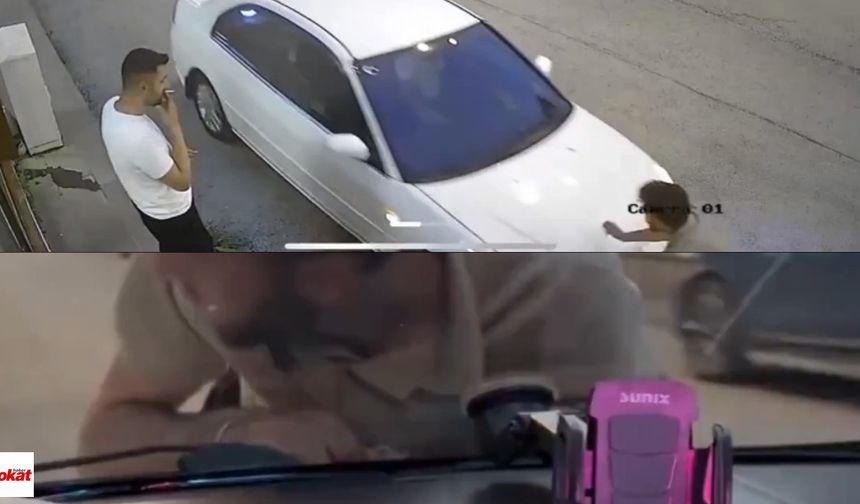 Tokat’ta Tehlikeli Şaka Kamerada