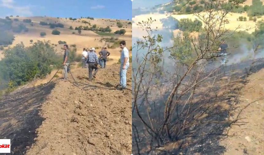 Tokat’ta Yangın Korkuttu, Felaket Ucuz Atlatıldı